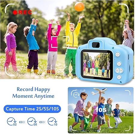 Children Mini Digital Camera Can Take Pictures Video Small Sir Toys | Kids Camera, Digital Video Camera for Kids, Christmas Birthday Gift for Boys & Girls - Random colors