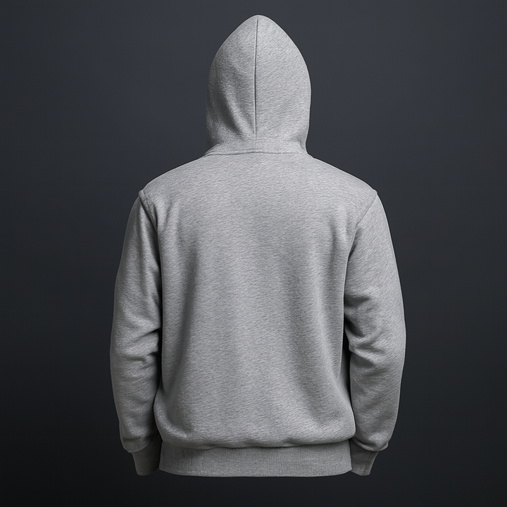 Winter Collection Full Grey Hoodie  Printed For Men And Boys (All Size)