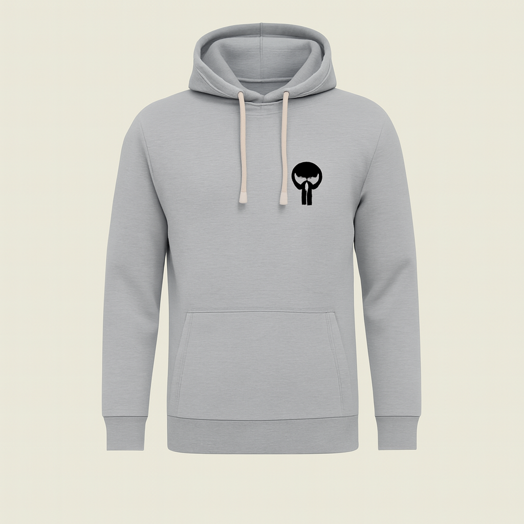 Winter Collection Full Grey Hoodie  Printed For Men And Boys (All Size)