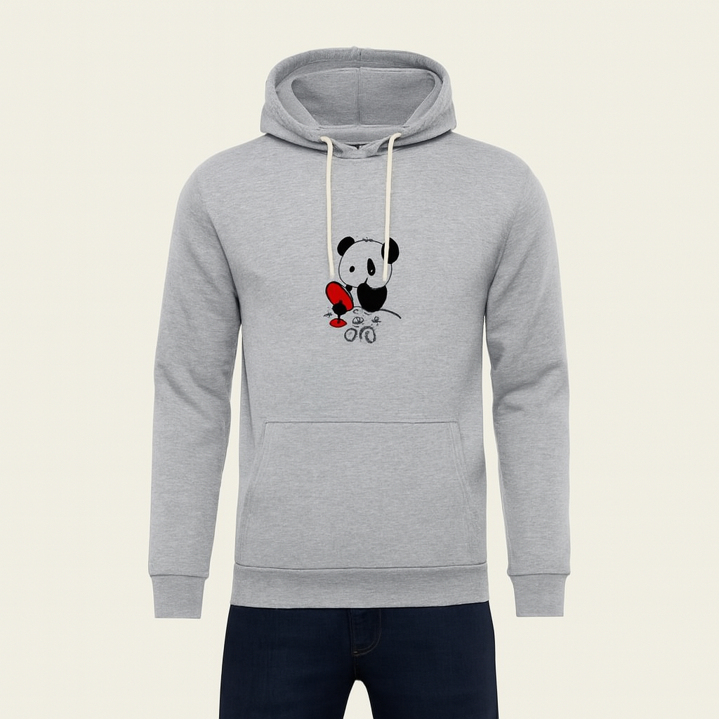 Winter Collection Full Grey Hoodie  Printed For Men And Boys (All Size)