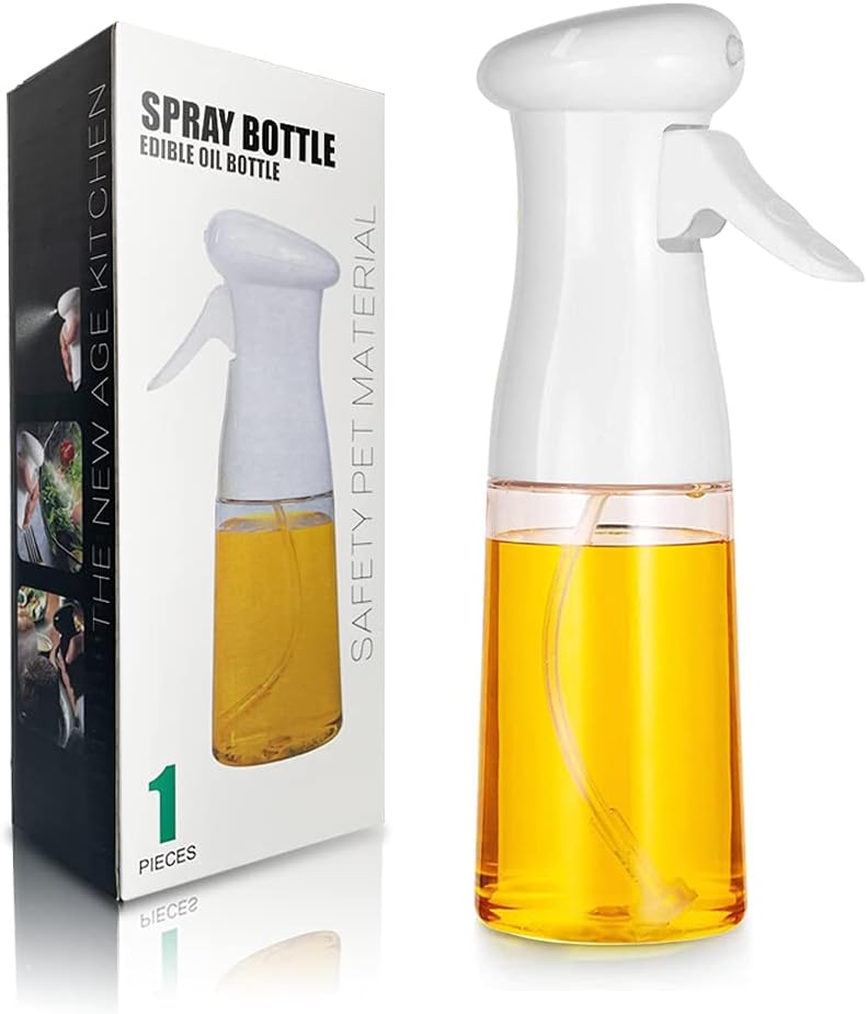 Plastic Glass Kitchen Cooking Spray Bottle |200 ML | BBQ Olive Oil Sprayer & Vinegar Spray Bottle 200 ML Spray Bottle