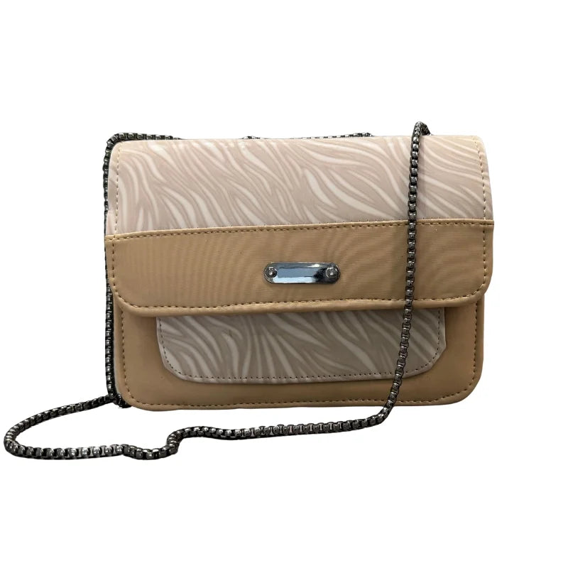 Luxury Women’s Shoulder Bag in Beige Faux Leather for Casual, Work, and Formal Use Elegant faux leather shoulder bag