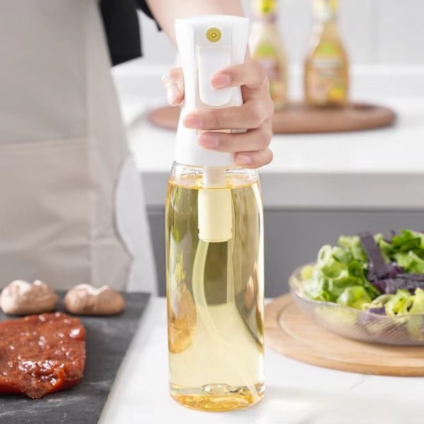 Plastic Glass Kitchen Cooking Spray Bottle |200 ML | BBQ Olive Oil Sprayer & Vinegar Spray Bottle 200 ML Spray Bottle