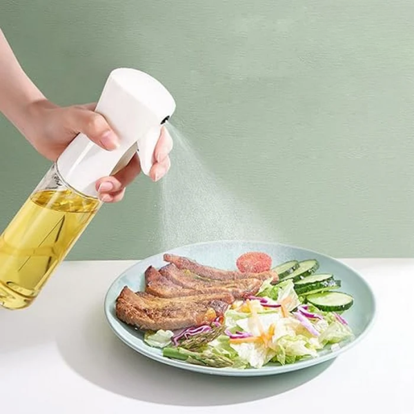 Plastic Glass Kitchen Cooking Spray Bottle |200 ML | BBQ Olive Oil Sprayer & Vinegar Spray Bottle 200 ML Spray Bottle