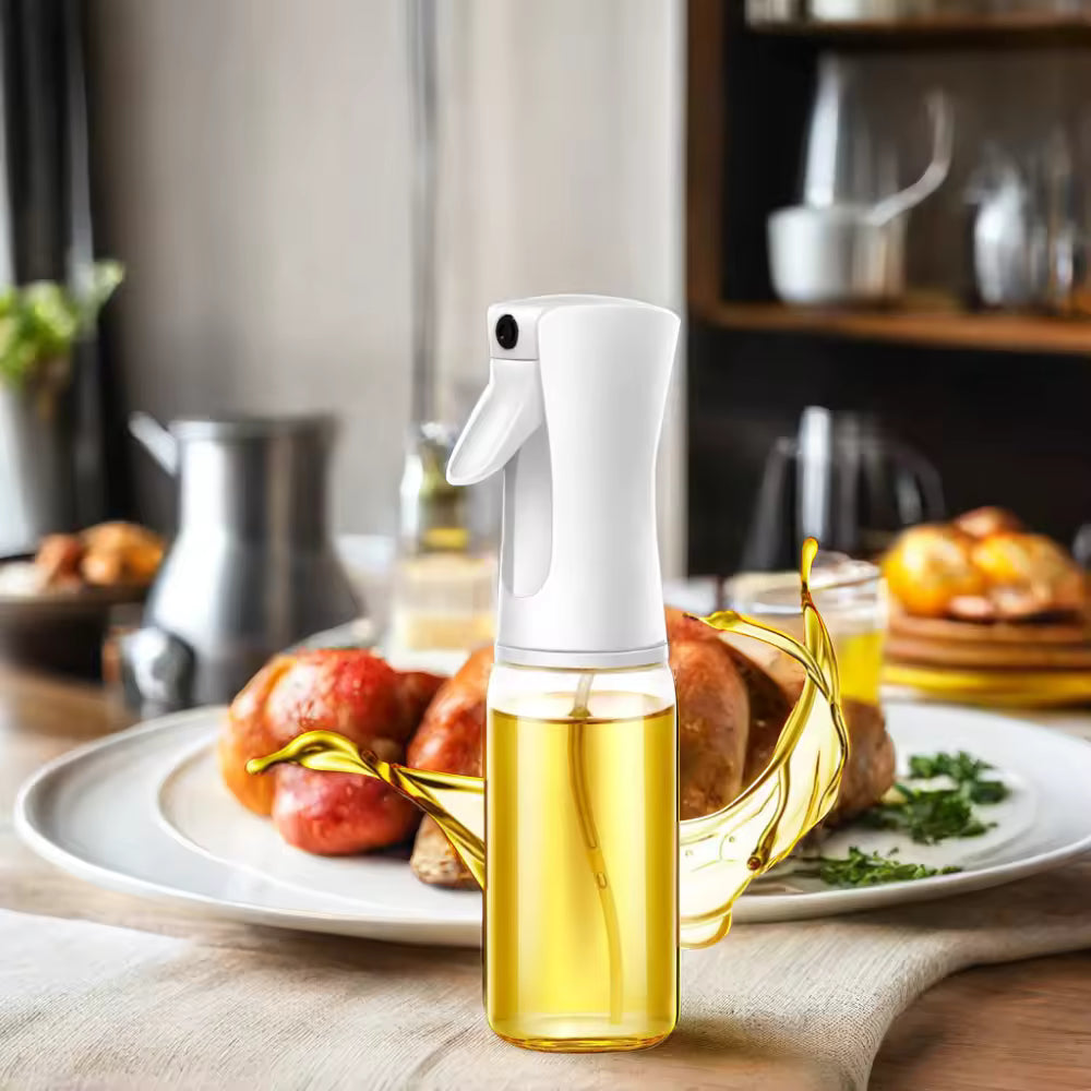 Plastic Glass Kitchen Cooking Spray Bottle |200 ML | BBQ Olive Oil Sprayer & Vinegar Spray Bottle 200 ML Spray Bottle